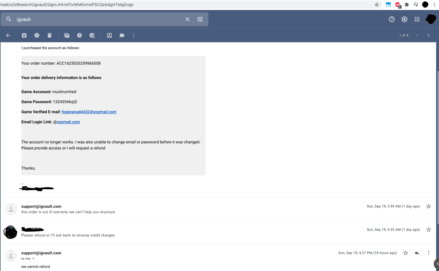 IGVault Reviews 462 Reviews of Sitejabber