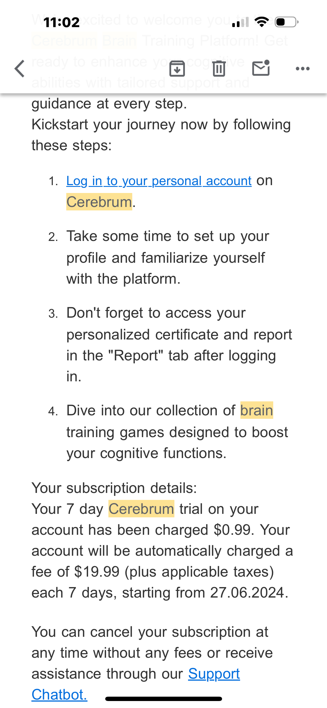 Cerebrum IQ Reviews 135 Reviews of Sitejabber