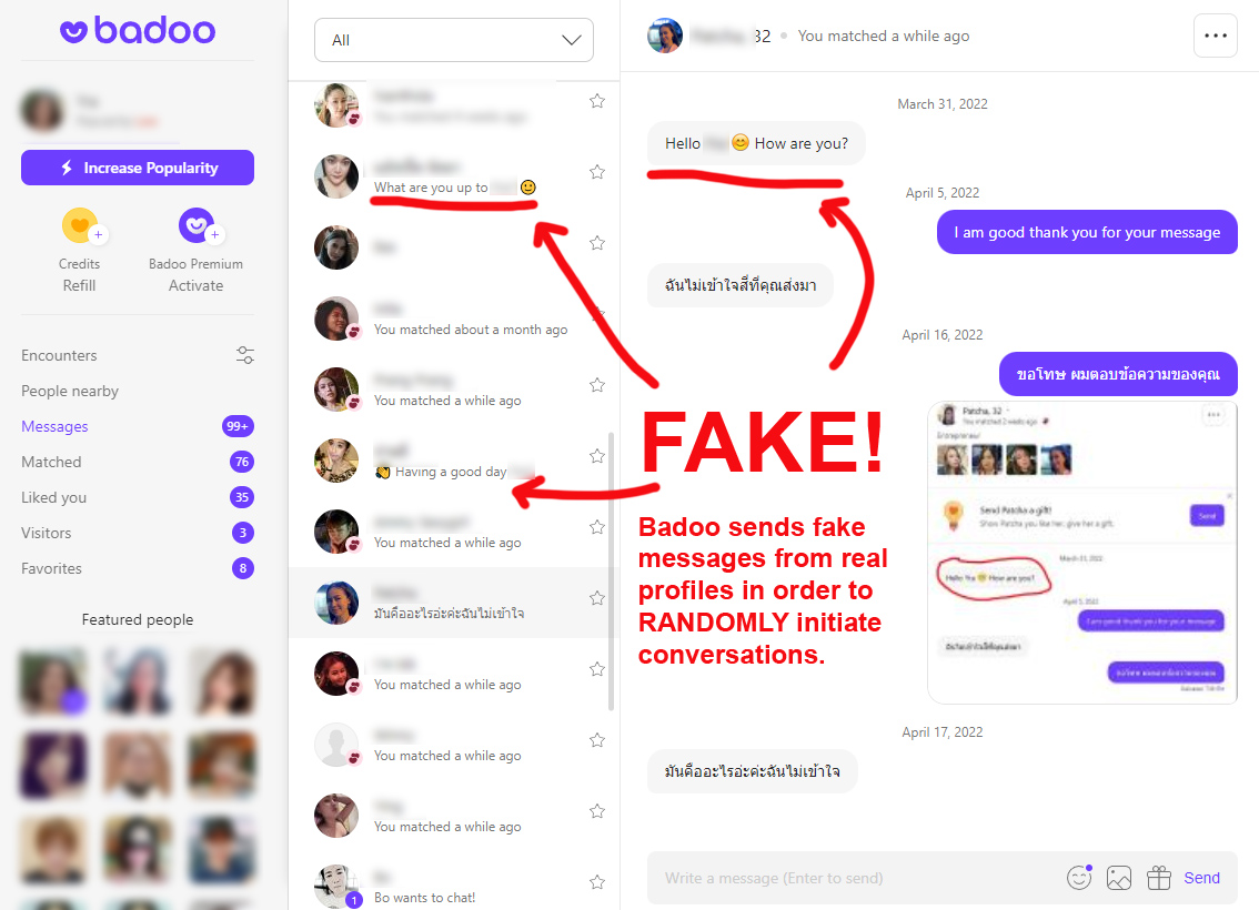 Connection to badoo problem with ‎Badoo