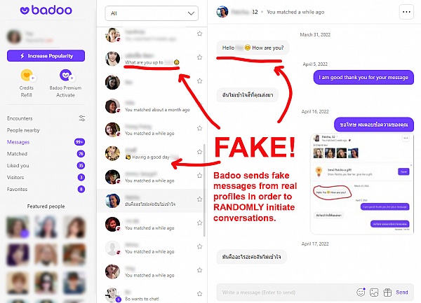 Badoo how to verify a fake profile