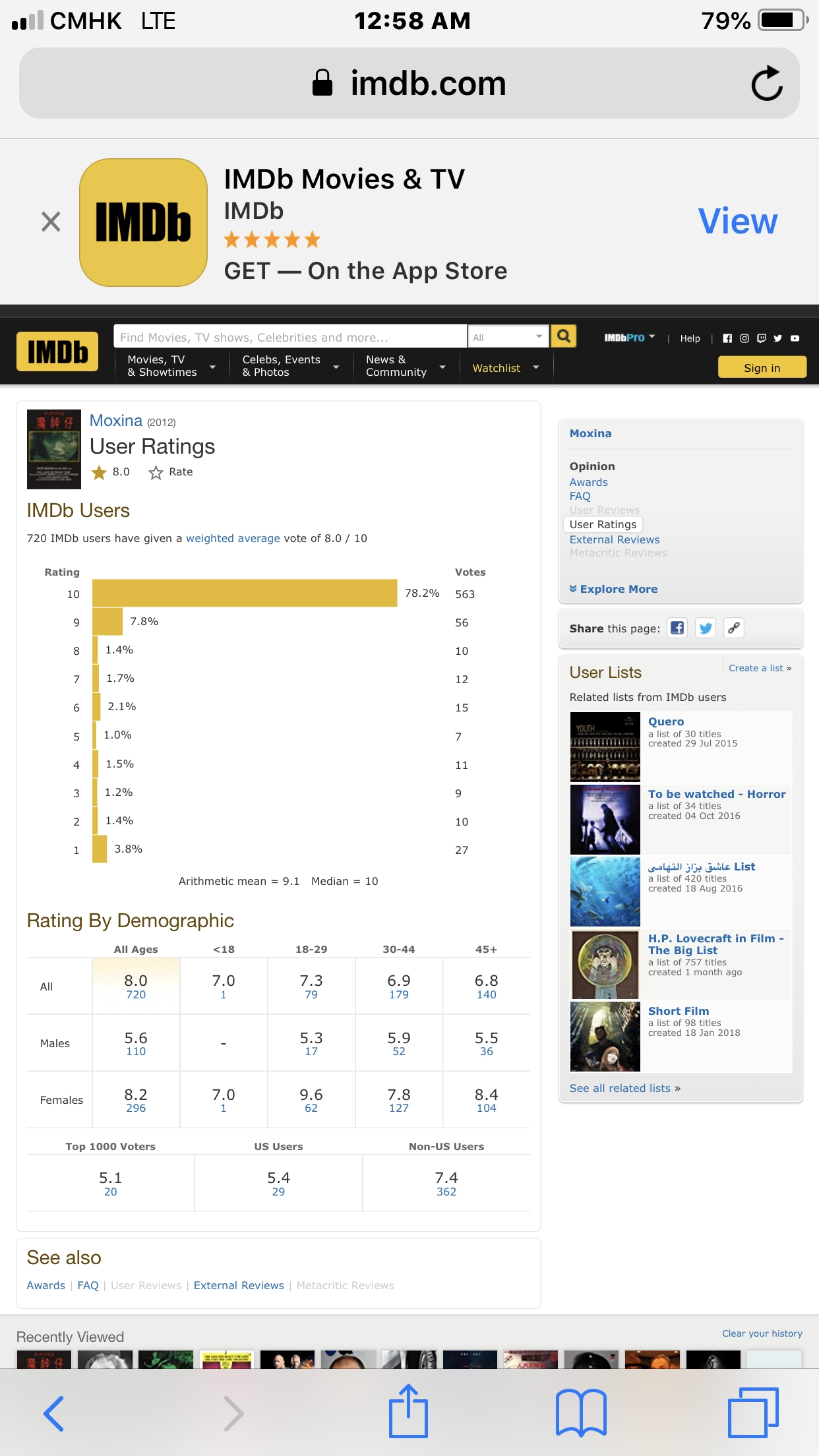 movie review site imdb