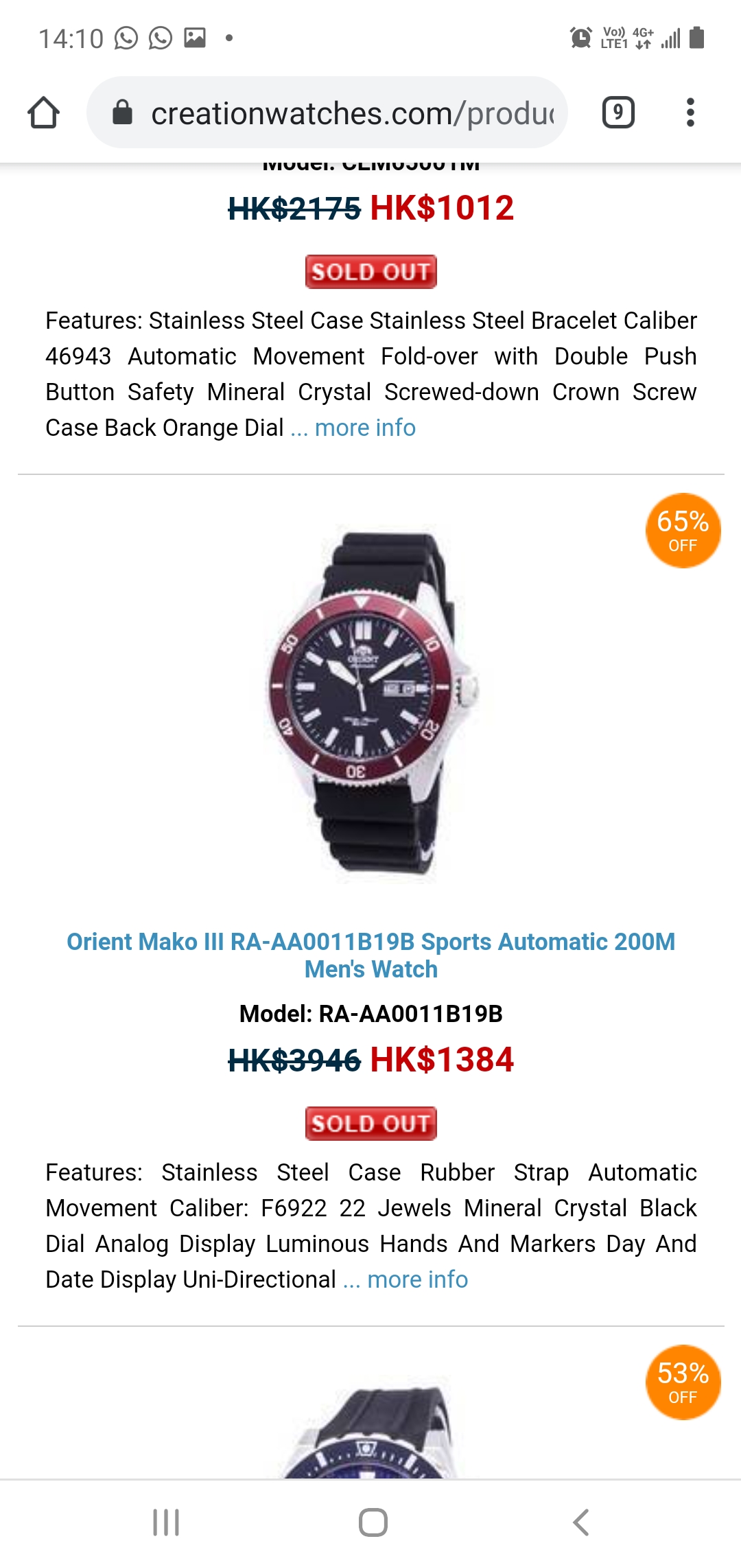 Creationwatches sg on sale