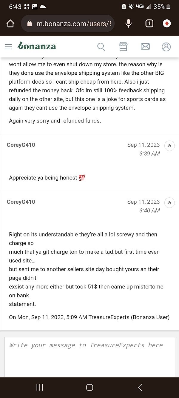 Bonanza Reviews 920 Reviews of Sitejabber