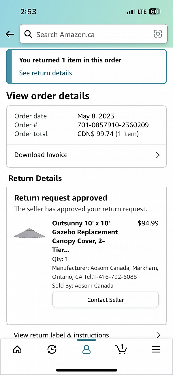 Amazon CA Reviews 574 Reviews of Amazon.ca Sitejabber
