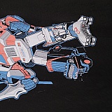 After second wash barely identifiable.