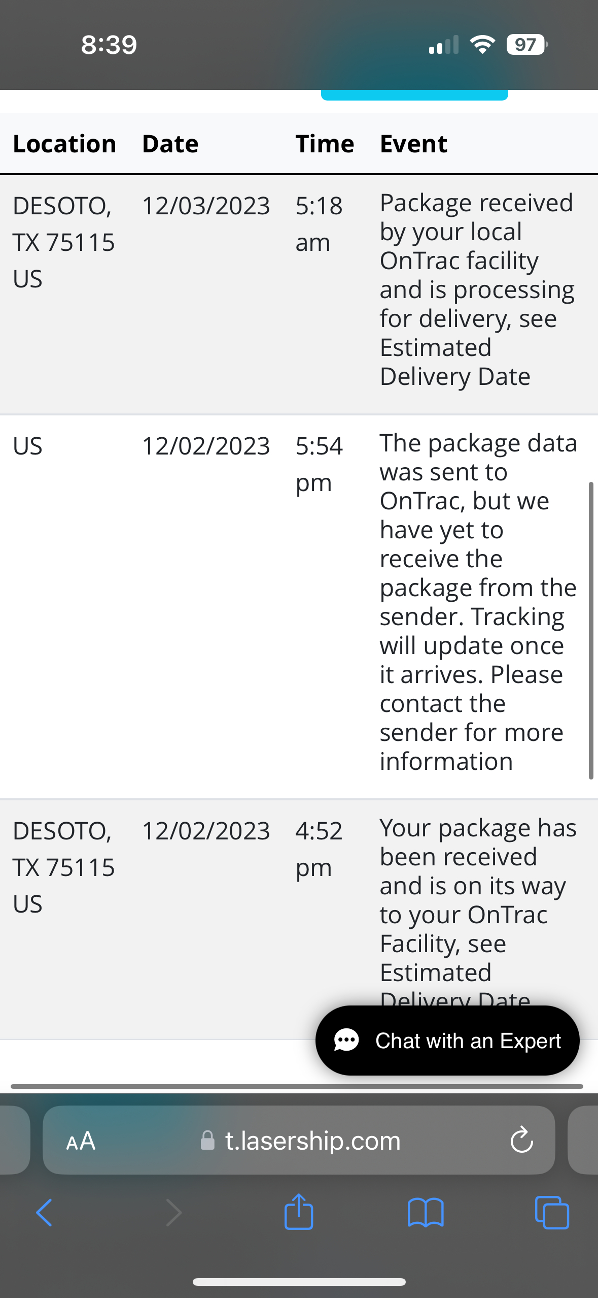 LaserShip Reviews 1,895 Reviews of Sitejabber