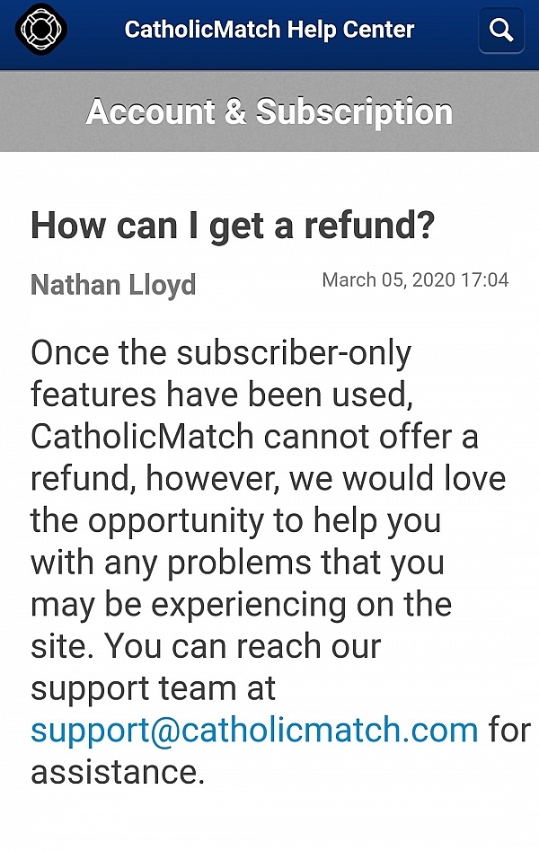 Catholicmatch Cost