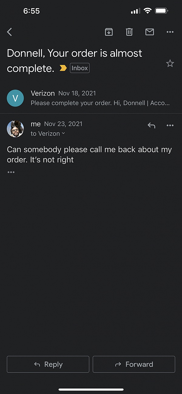 verizon in home agent just takes me to verizons website