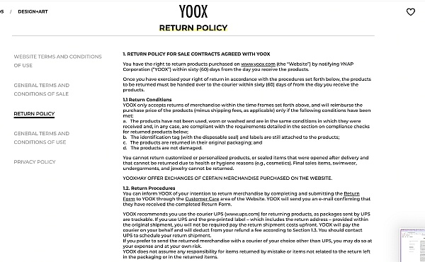 YOOX product 0