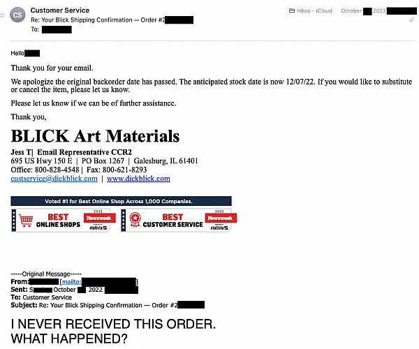 Blick Art Materials Reviews 94 Reviews Of Dickblick Com Sitejabber   Thumbnail 664530 Normal.1670814660 