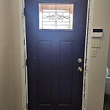 Door left with NO TRIM.
