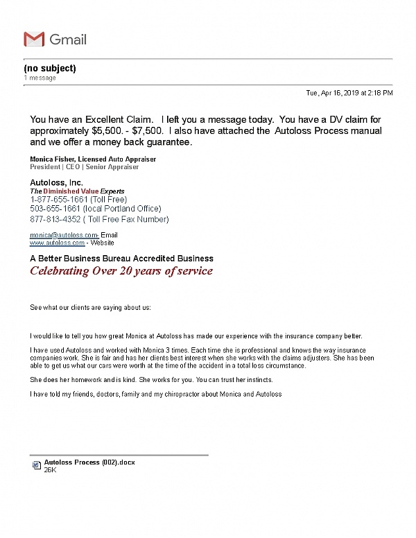 AutoLoss Reviews 147 Reviews of Sitejabber