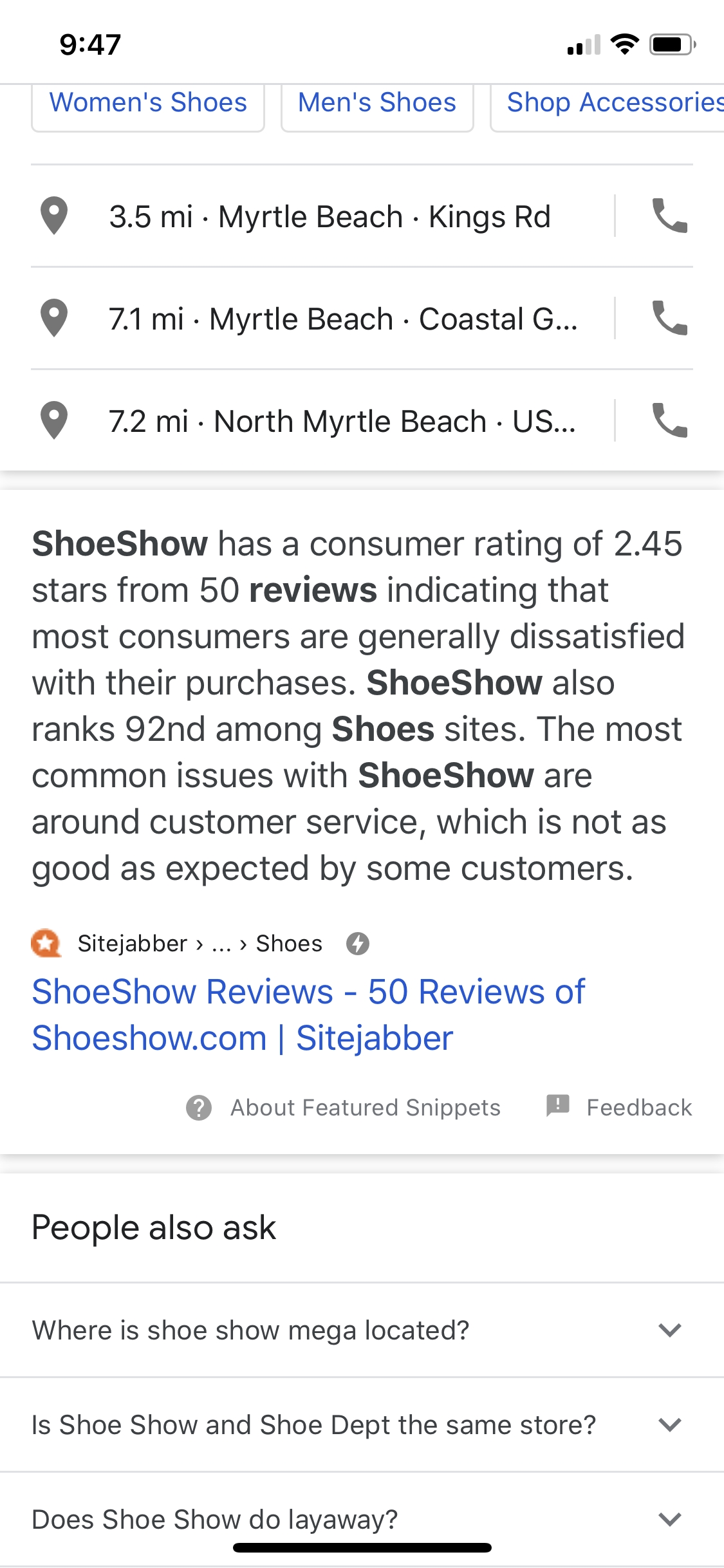 shoe show online