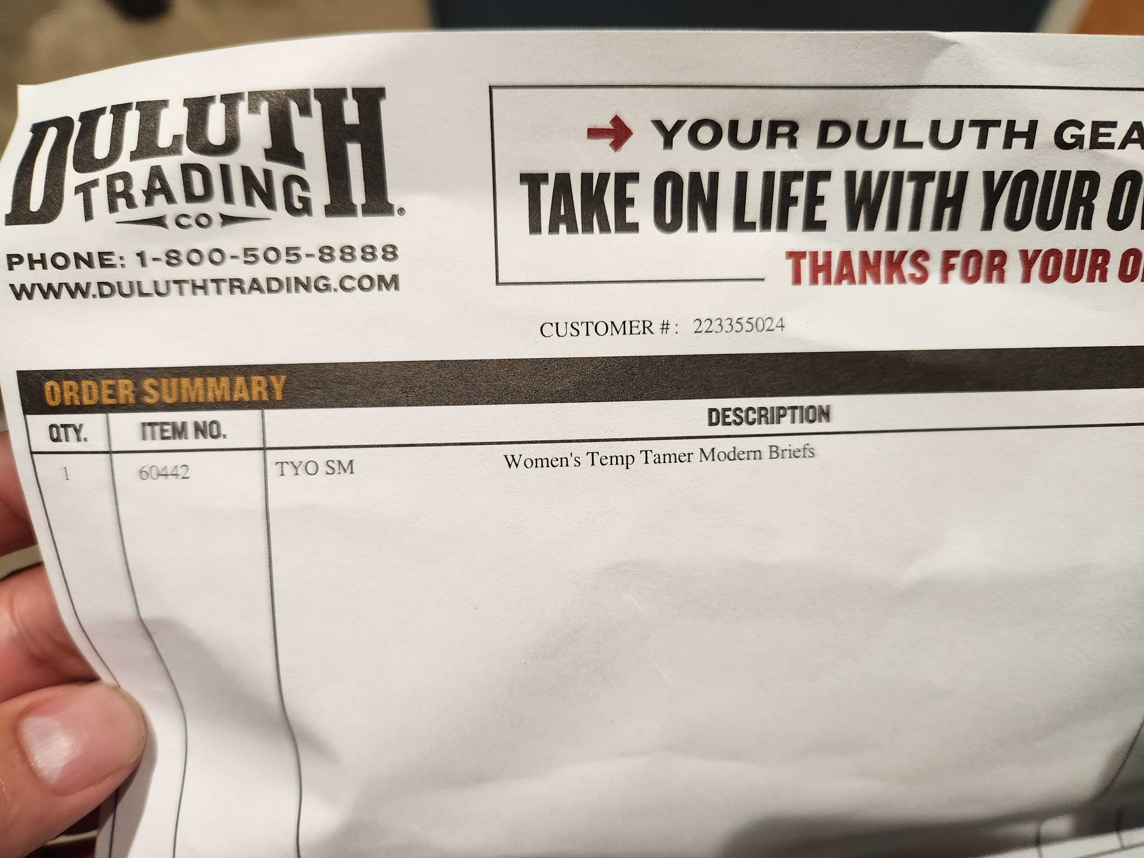 Duluth Trading Company - Trading Tales: Stories from our customers that are  too inspiring, too funny or just plain too odd to pass up sharing with you.  Longtime customer Joseph C. checked