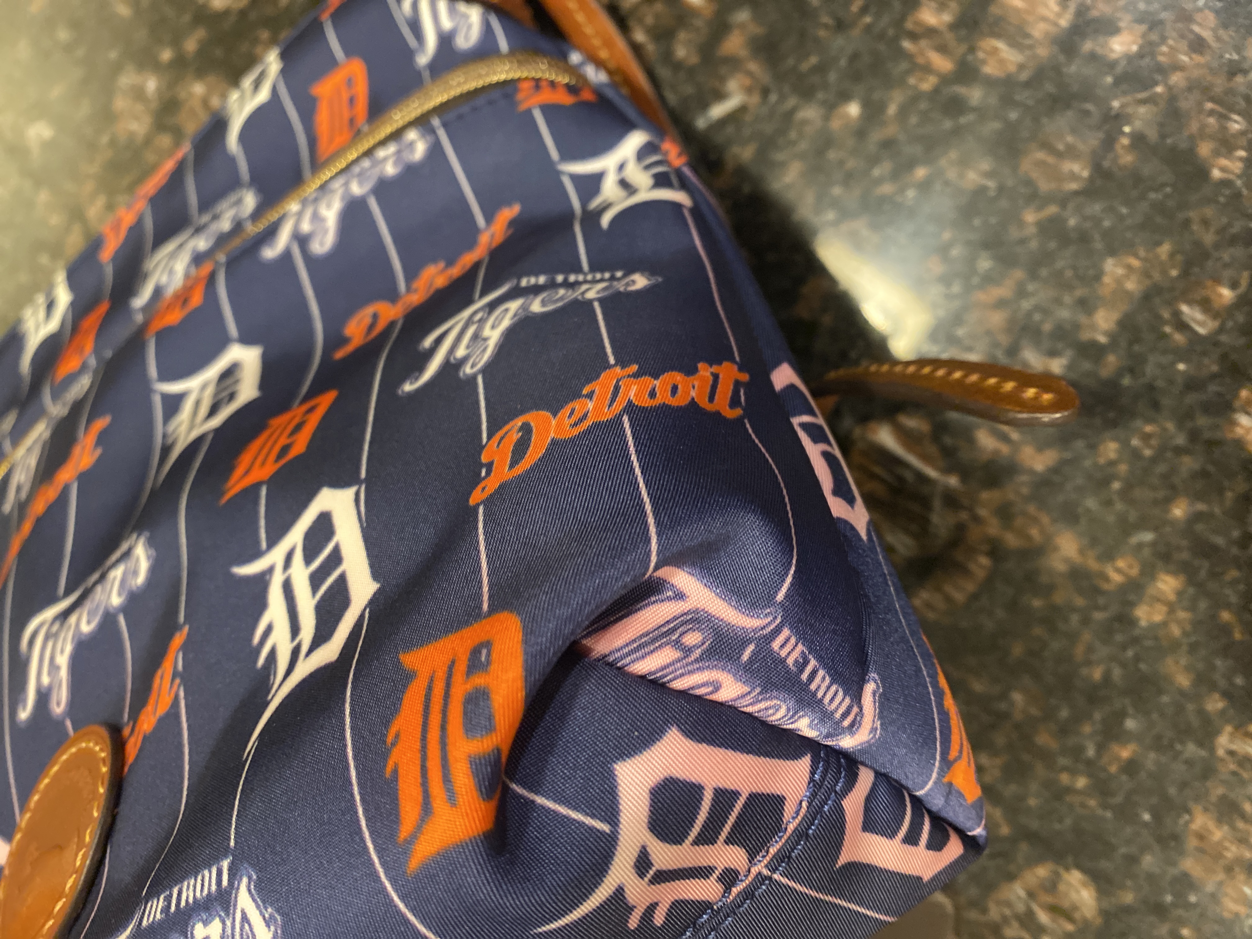 Dooney & Bourke Detroit Tigers Game Day Zip Satchel