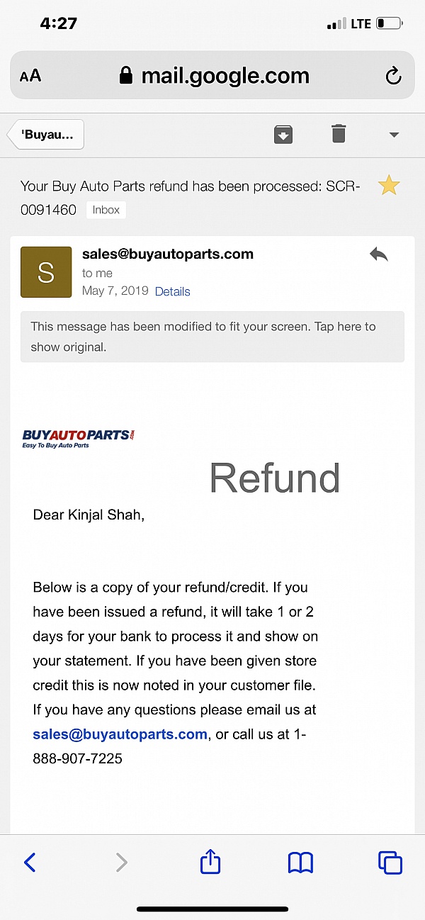 Buy Auto Parts Reviews 130 Reviews of Sitejabber