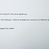 Ourtime giving me generated emails pretending to look in to things. product 0