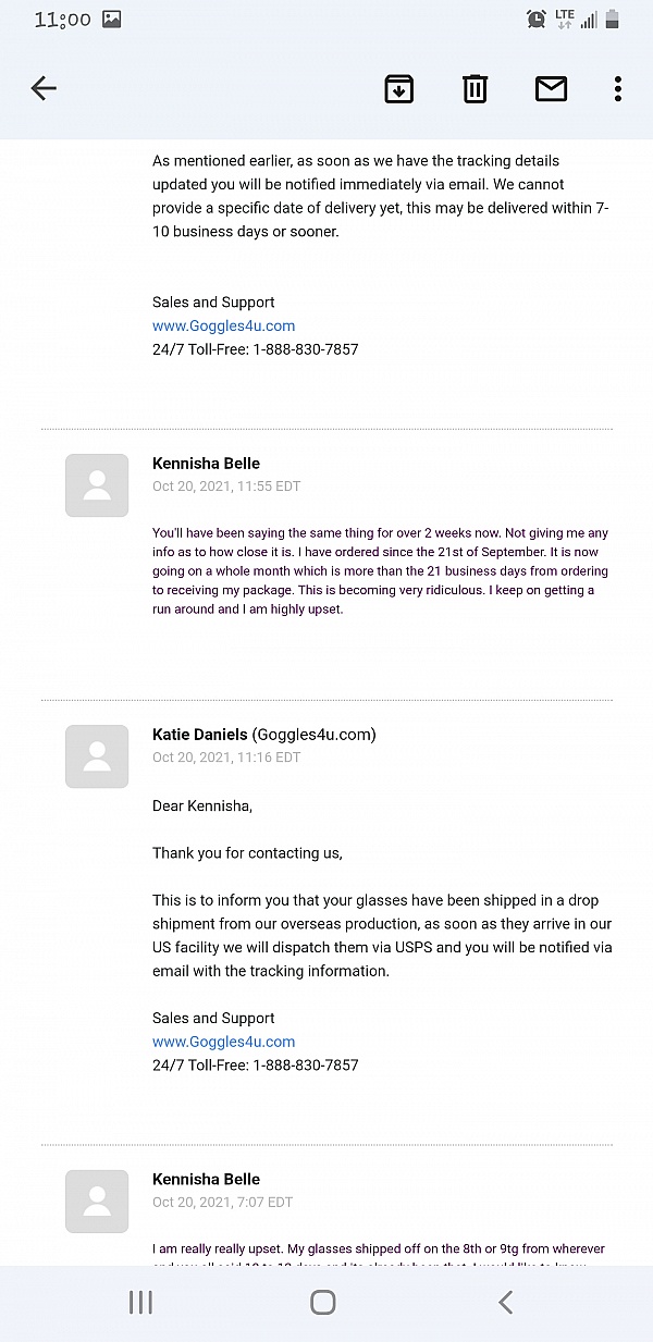 Goggles4u Reviews 118 Reviews of Sitejabber