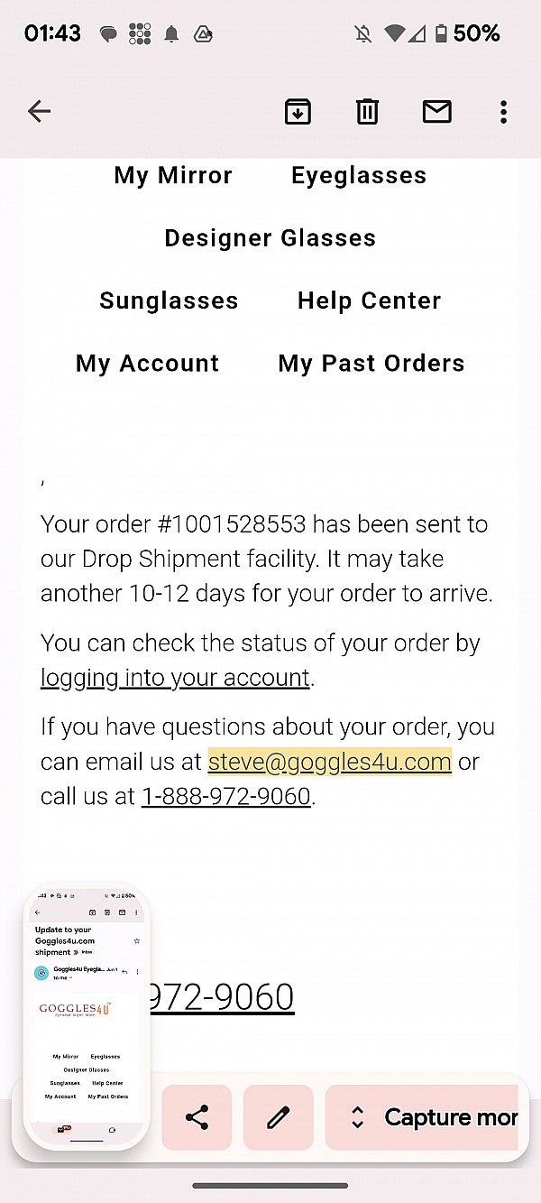 Goggles4u Reviews 171 Reviews of Sitejabber