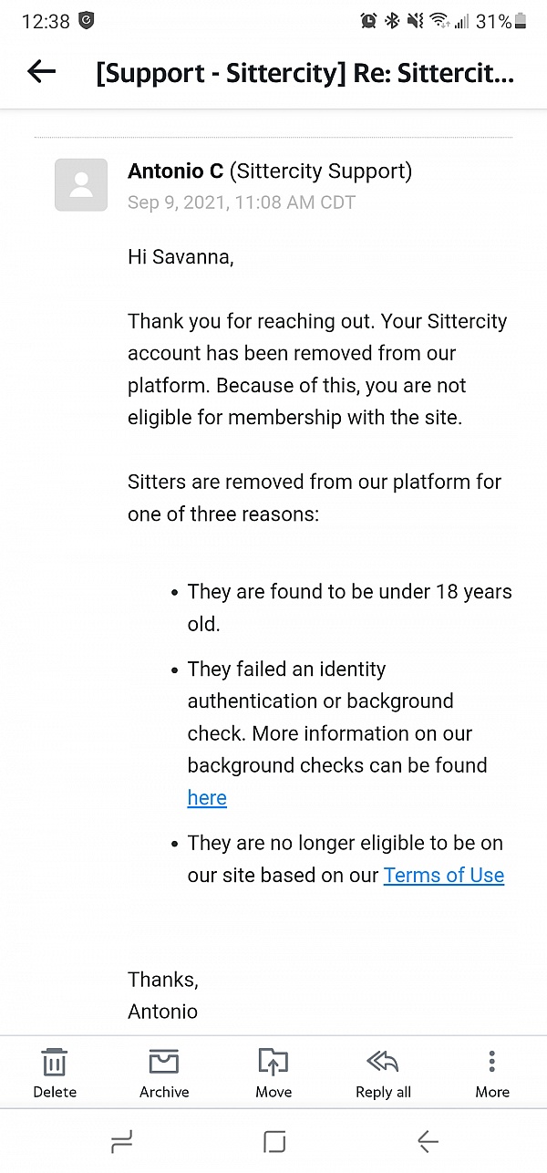 Sittercity Reviews 131 Reviews of Sitejabber