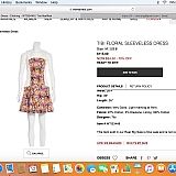 The same exact dress on the site but this time it's no longer "Prada" but "TIBI" and cheaper. How is this even possible unless they have a whole box of fakes of the same dress made in China.