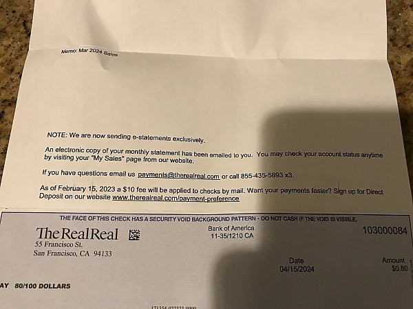 The RealReal product 0