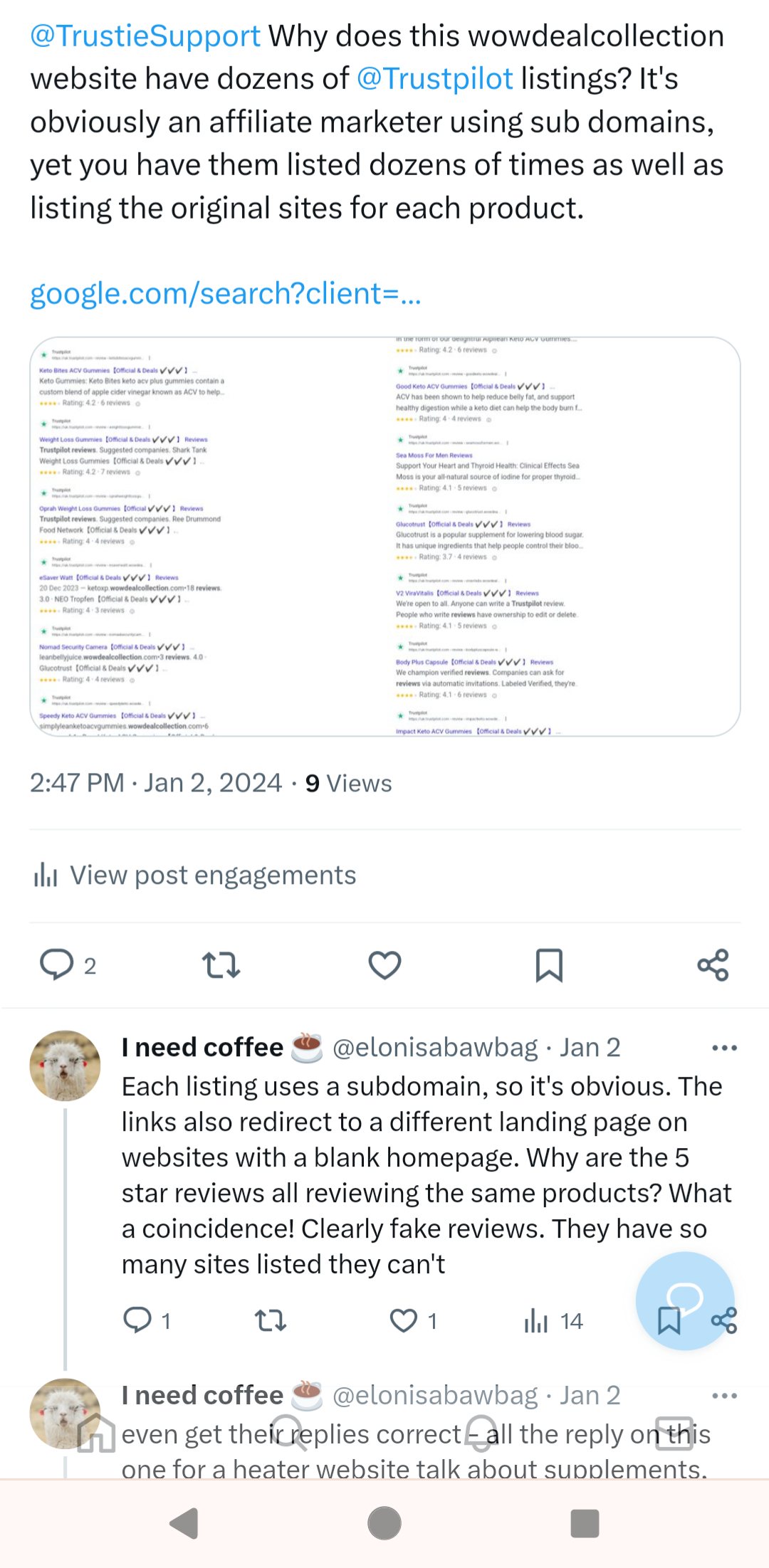 Trustpilot Reviews 1,050 Reviews of Sitejabber