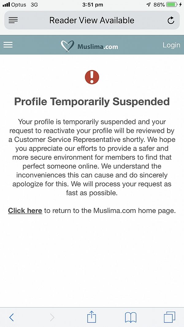 Muslima com login