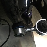 Front control bar end link