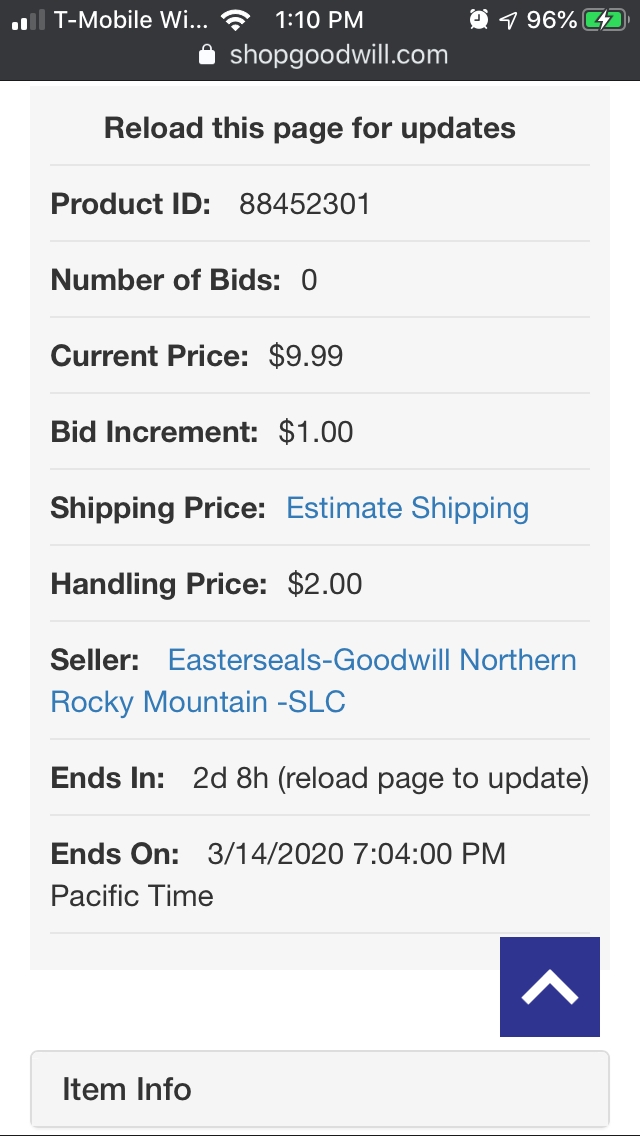 ShopGoodwill Reviews 485 Reviews of Sitejabber