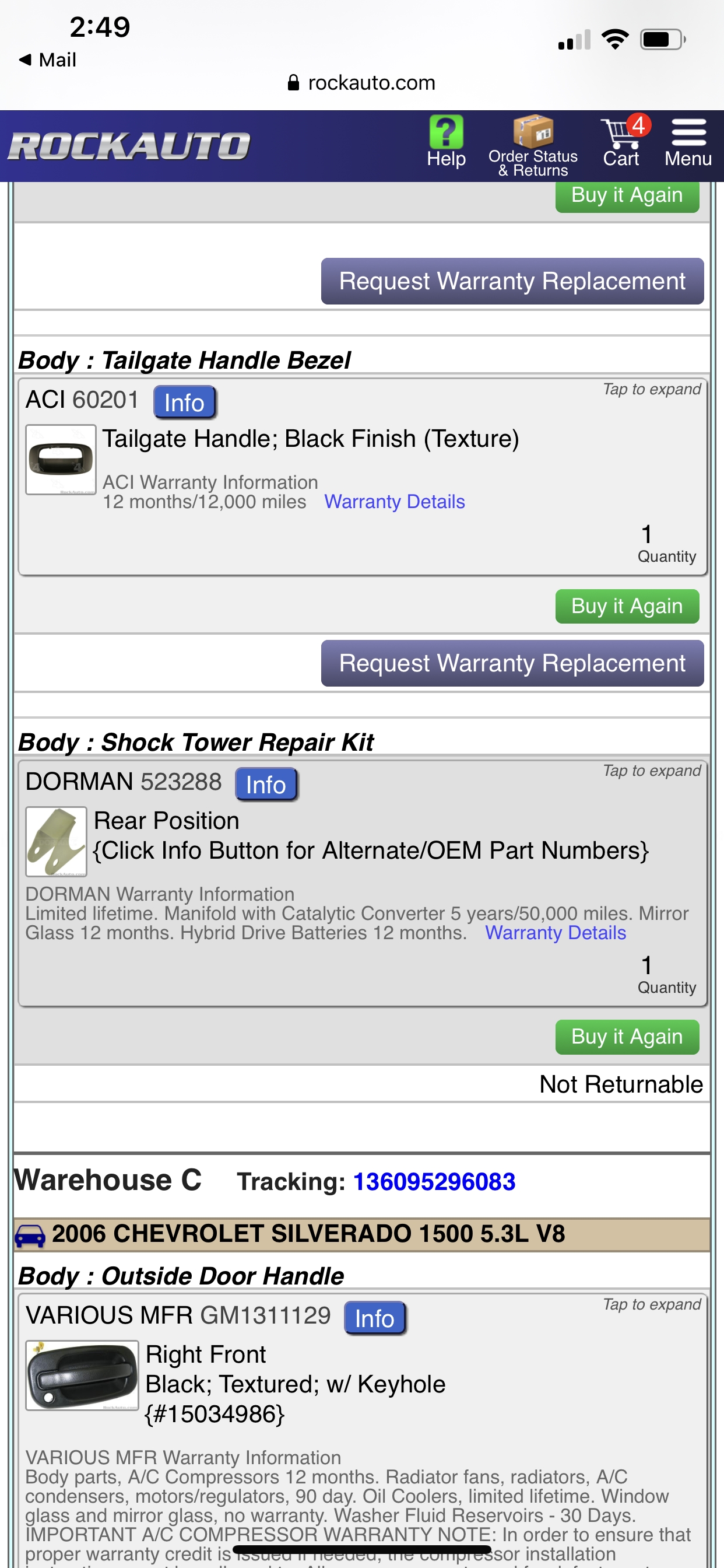 RockAuto Reviews - 381 Reviews of Rockauto.com | Sitejabber