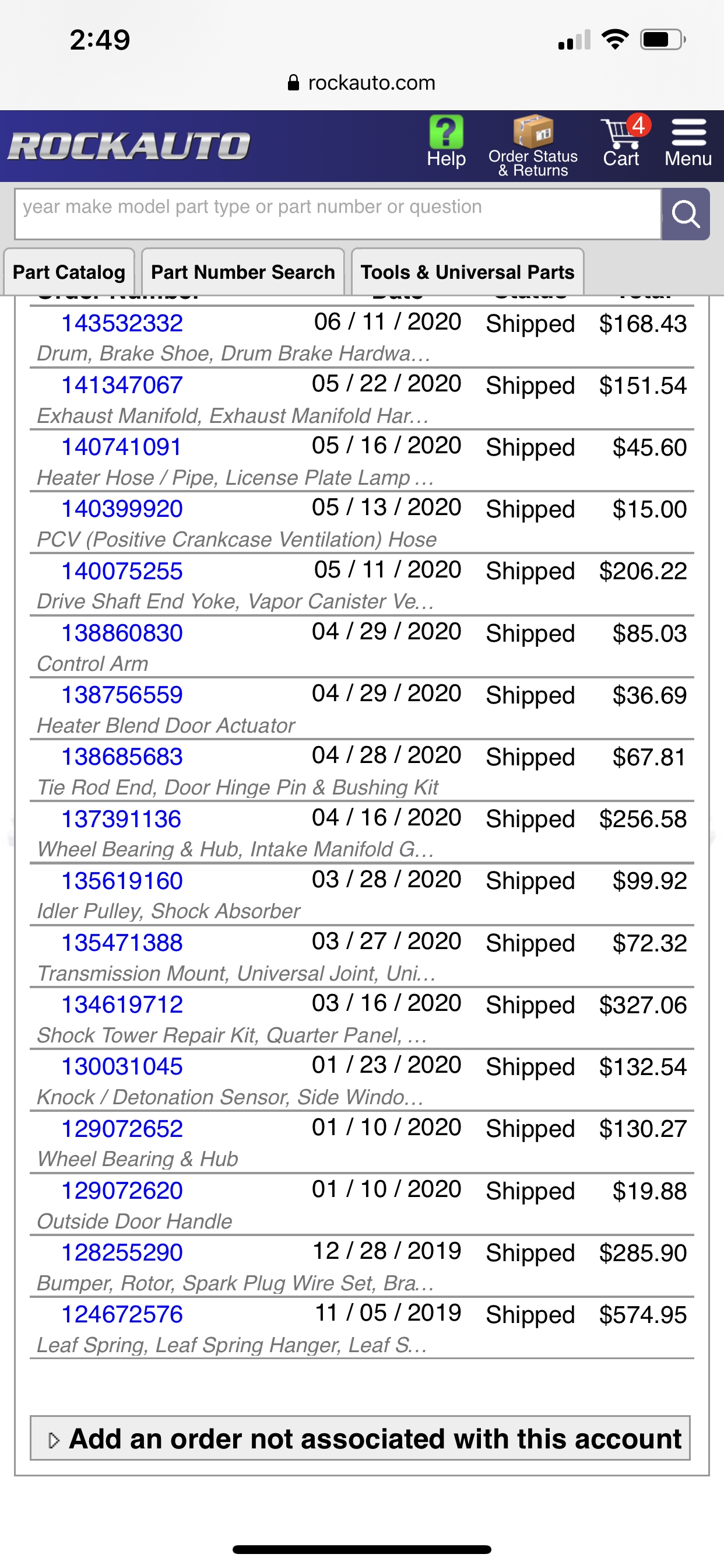 RockAuto Reviews - 381 Reviews of Rockauto.com | Sitejabber