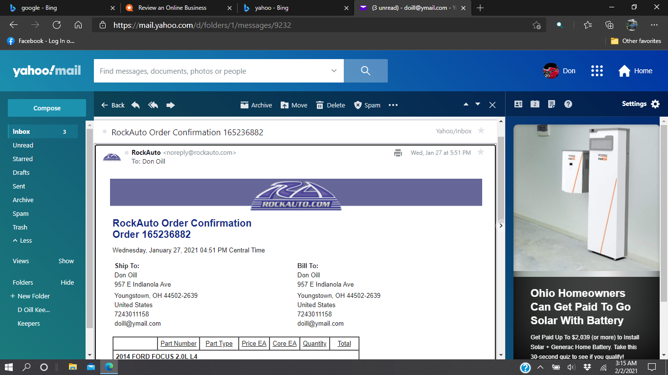 RockAuto Reviews 599 Reviews of Sitejabber
