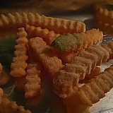 Ore Ida crinkle cut fries.