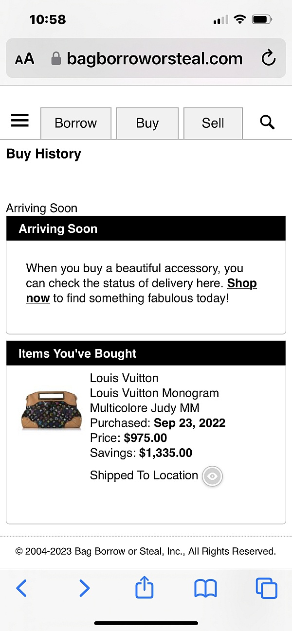 Bag Borrow or Steal product 0