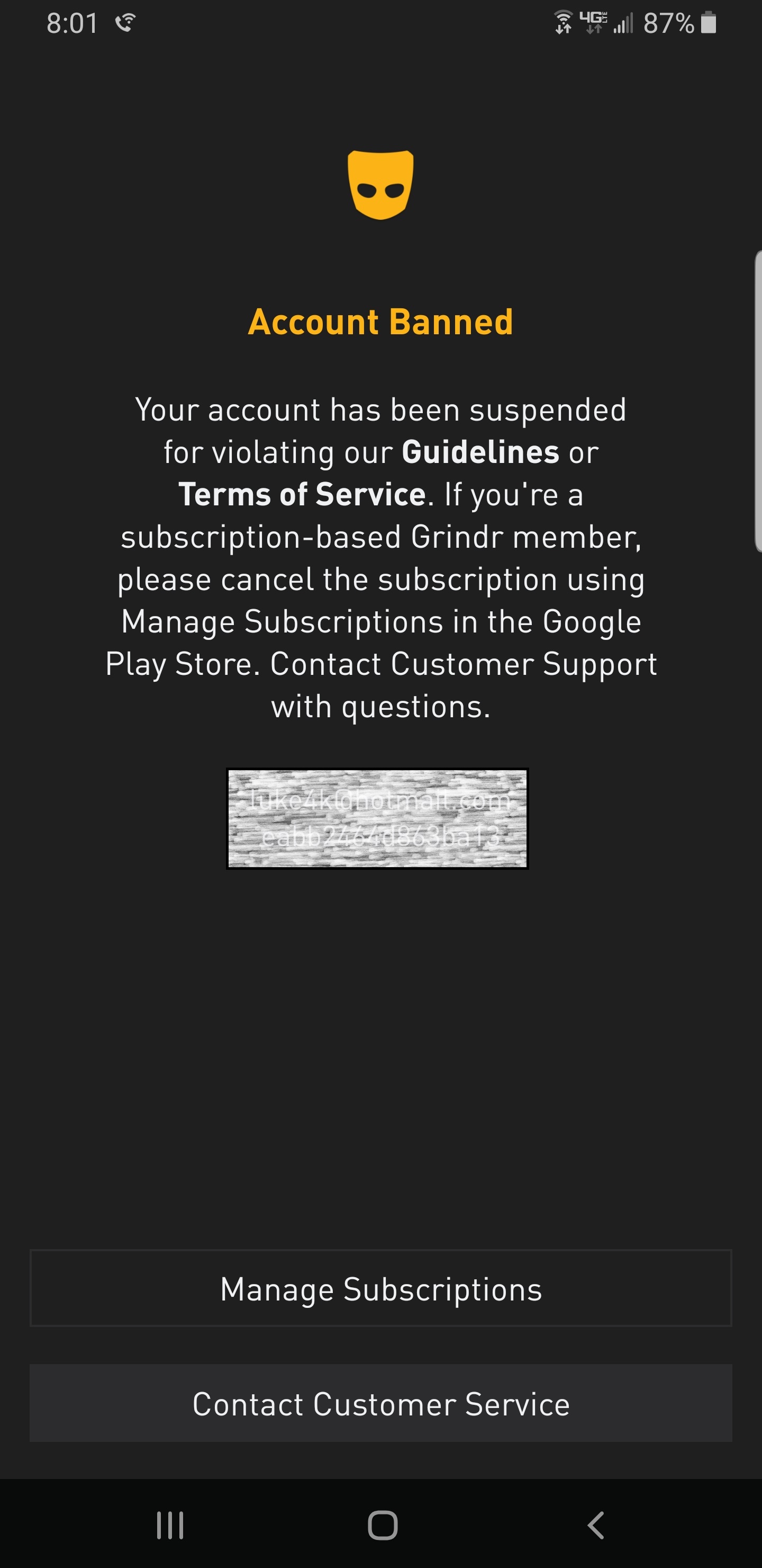 contact grindr