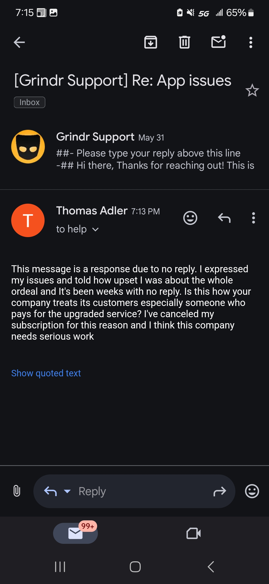 Grindr Reviews 181 Reviews of Sitejabber