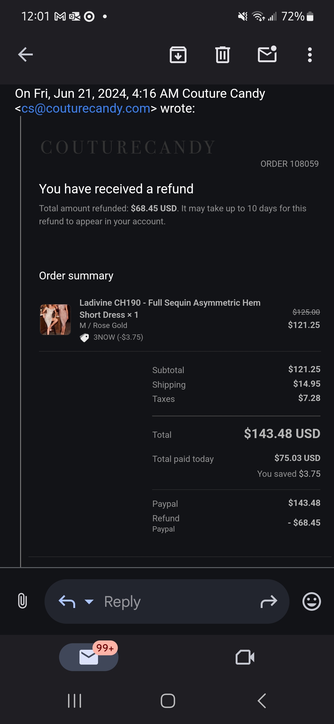 CoutureCandy Reviews 1,961 Reviews of Sitejabber