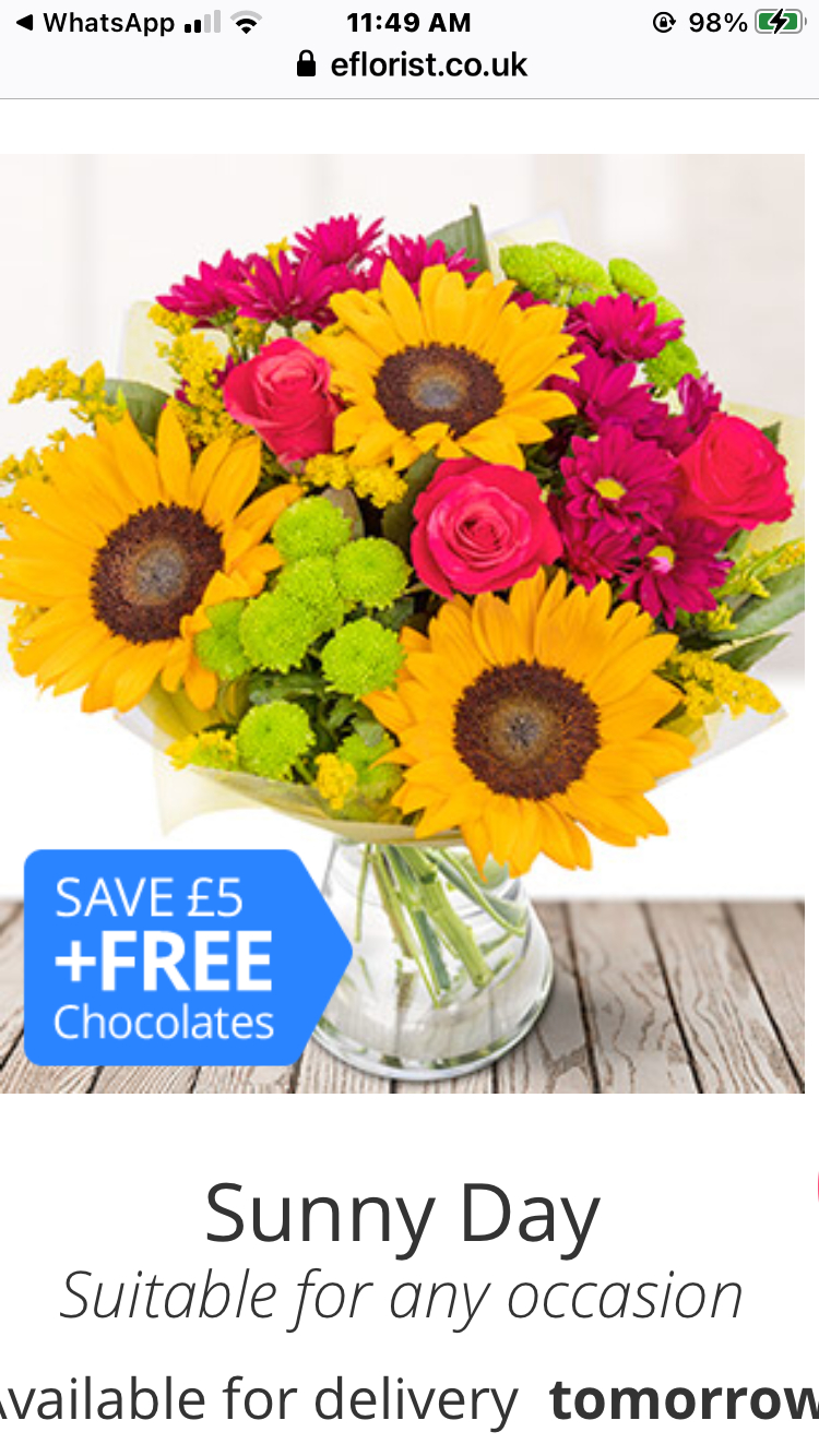 eFlorist UK Reviews 147 Reviews of Eflorist.co.uk Sitejabber