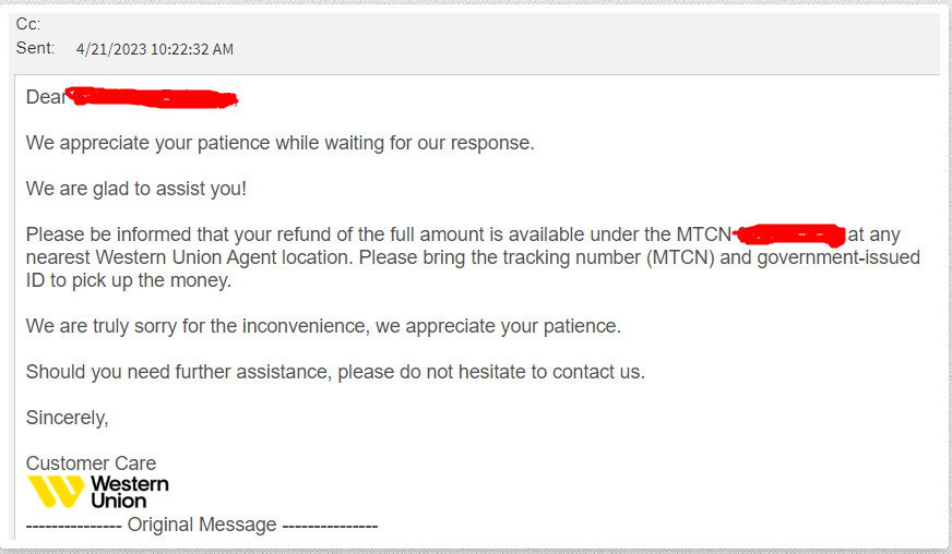 Western Union Reviews - 267 Reviews of Westernunion.com