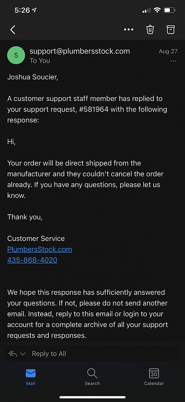 PlumbersStock Reviews 217 Reviews of Sitejabber