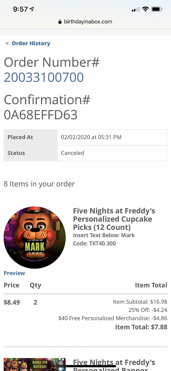 Birthday in a Box Reviews 8 Reviews of Sitejabber