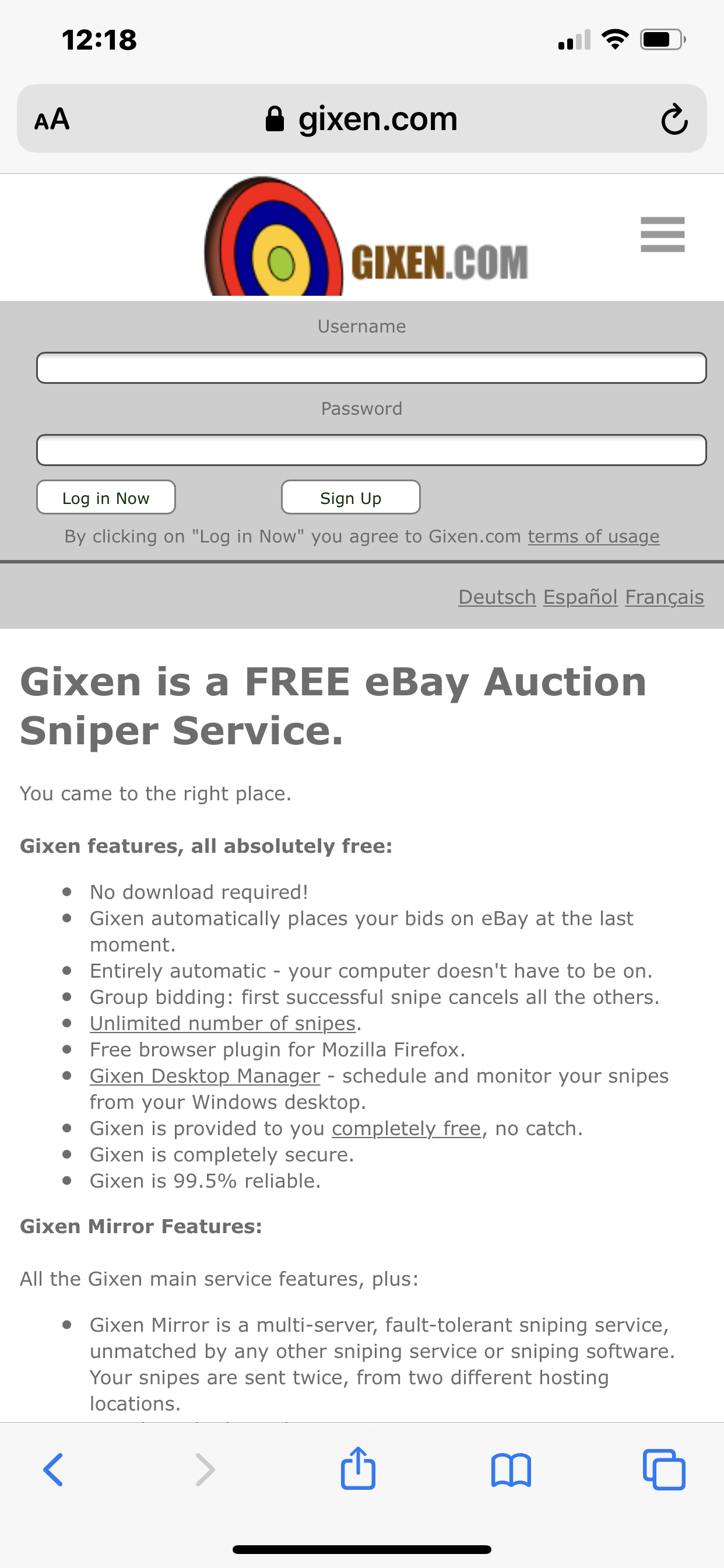 can you bid before gixen