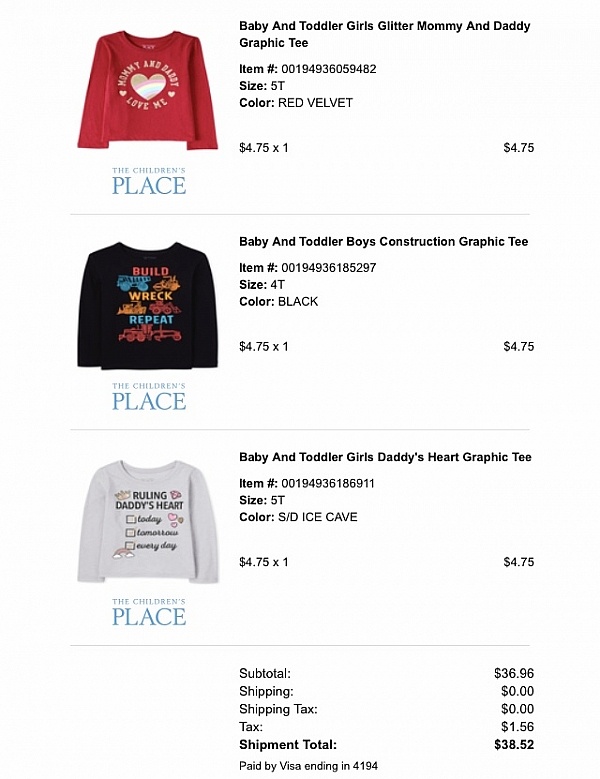 The Children's Place Reviews 258 Reviews of