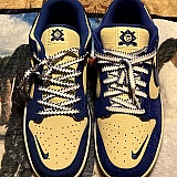 Shoes on right came from goat and have been authenticated look at the detail the tongue the stings even the look and feel of the leather