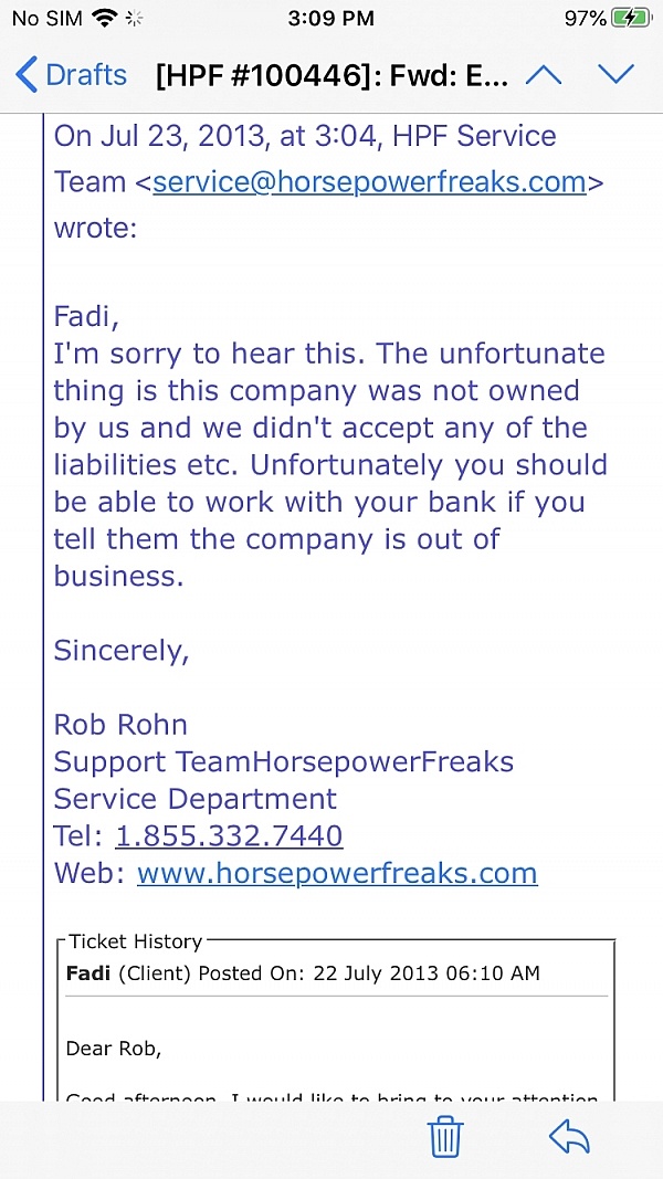 HorsePowerFreaks Reviews 7 Reviews of Sitejabber