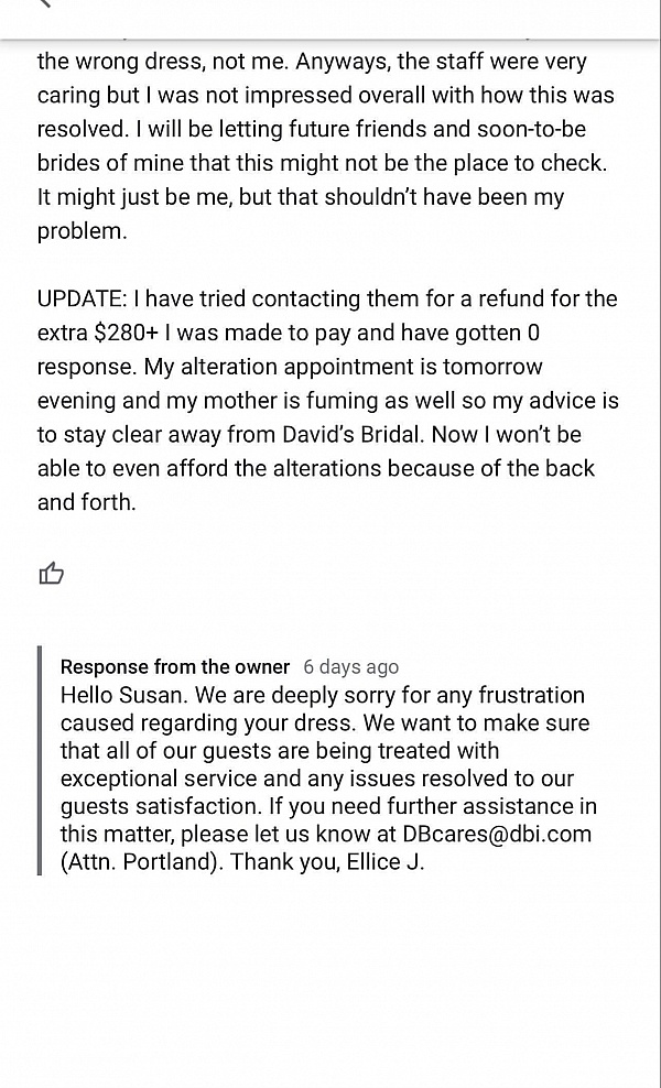 David's Bridal product 0