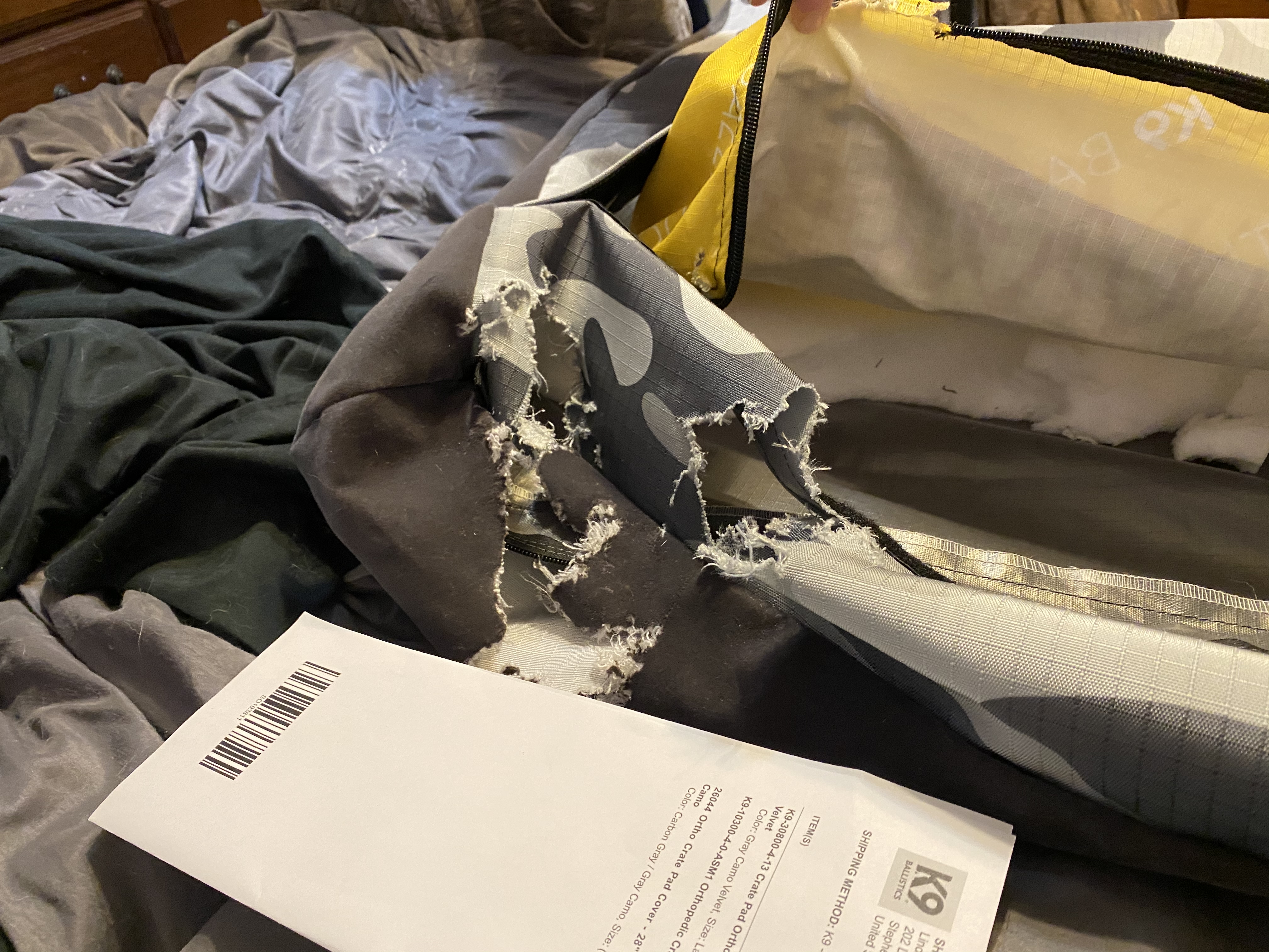 k9 ballistics bed cover