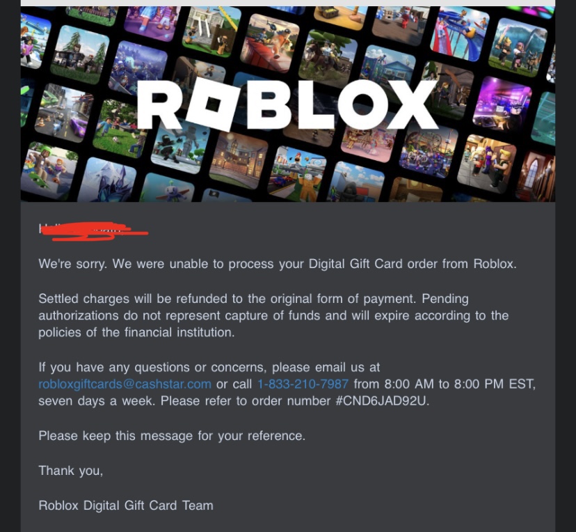 Roblox - Gift Cards for Business Support