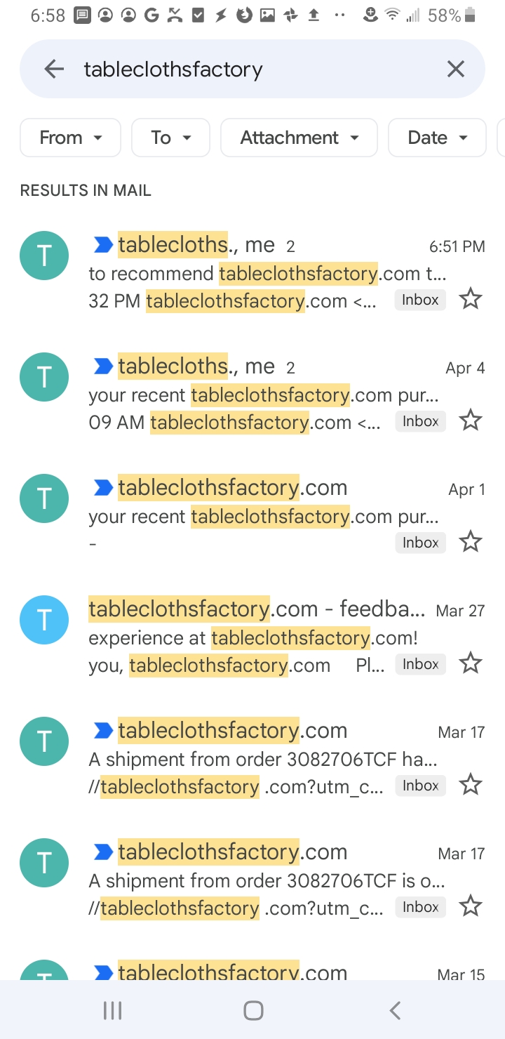 Tablecloths Factory Reviews 536 Reviews of Sitejabber